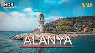  ALANYA , TURKEY - Walking tour of beautiful places