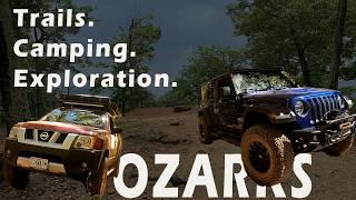 Overlanding the Ozarks #overlanding #camping #arkansas #jeep