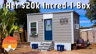 Achieved her dream after being SCAMMED! Her Incred-I-Box Tiny Home