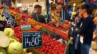 Great Market Hall Budapest. Street Food in Budapest!! Amazing Hungarian cuisine!