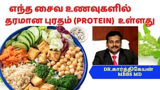 protein foods vegetarian for weight loss/weight gain dr karthikeyan | சைவ புரோட்டீன் உணவுகள்