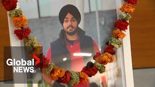 Vigil held for slain Edmonton security guard Harshandeep Singh