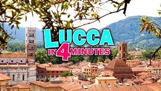 The Best Of Lucca, Italy In 4 Minutes! | Best of Tuscany Travel Vlog