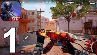 Special Forces Group 3: SFG3 - Gameplay Part 1 Mutiplayer Online Shooter FPS Mobile (iOS, Android)