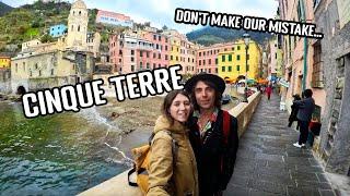 CINQUE TERRE In One Day - NOT What We Were Expecting! | VAN LIFE ITALY