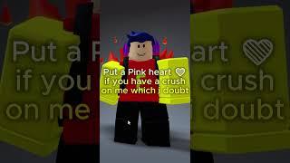 which heart will you give? ️🩷 #roblox #memes #shorts