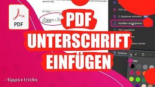 Unterschrift in PDF einfügen – so geht's