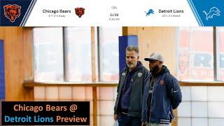 Chicago Bears vs Detroit Lions Preview