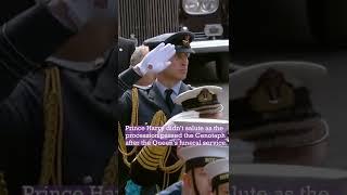 Here's Why Harry Didn't Salute During the Procession