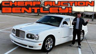 I bought a CHEAP BENTLEY sedan SIGHT UNSEEN! | 2004 Bentley Arnage Auction Purchase