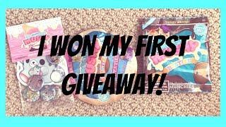 I WON MY FIRST GIVEAWAY!! From Scattered Adventures