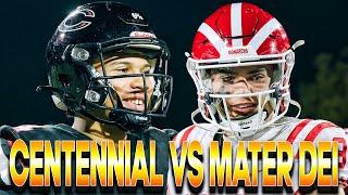 #12 Corona Centennial vs #1 Mater Dei‼️- WestCoast Playoff Slugfest- CIFSS Division 1 Semi-Final