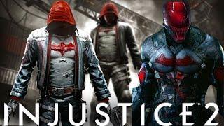 Injustice 2 | NEW RED HOOD GAMEPLAY! EPIC GEAR, COMBOS & MORE!