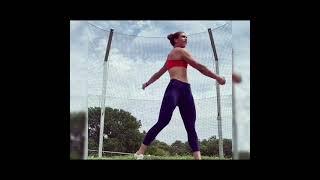 valarie allman discus throw training compilation