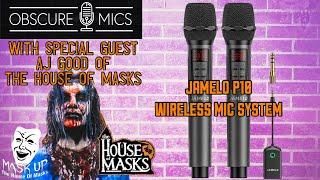 Special Guest AJ Good Of The House Of Masks Helps Me Test These Jamelo P10 Wireless Microphones