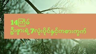 14ကြိမ် ဦးဖွားရဲ့  7 လုံးပိုင်နှင့်​​ဂဏန်းနှစ်ကွက်