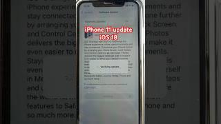 iPhone 11 main iOS 18 update kare #iphone11 #iosupdates #ios18 #update #iphoneicloud #iphoneupdates