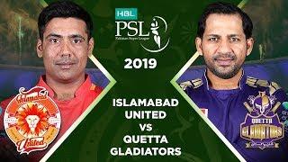 Match 6: Full Match Highlights Islamabad United vs Quetta Gladiators | HBL PSL 4 | 2019