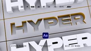 Make The Best 3D Visual Typography in After Effects