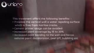 Plastered Wall Waterproofing | UniPro® Waterproofing