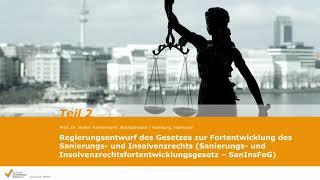 Sanierungs- und Insolvenzrechtsfortentwicklungsgesetz (SanInsFoG) - Teil 2