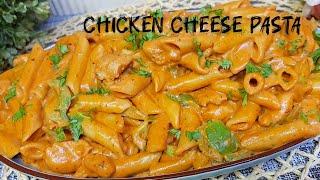 Chicken Cheese Pasta | Spicy Mac & Cheese | Hot and Spicy Pasta | Pink Sauce Pasta