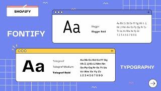 [Getting Started] Fontify: Google & Custom Fonts for Shopify