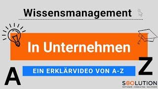 Wissensmanagement im Unternehmen - Erklärvideo