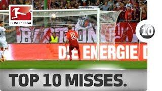 Top 10 Misses - A countdown of the worst Misses so far this Bundesliga Season