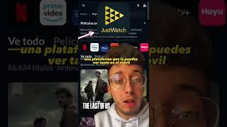 Justwatch, aplicacion para ver peliculas. Para ver peliculas, y de que plataforma son. #justwatch