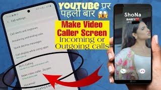 Incoming & outgoing calls Hidden Tips & Tricks || Set Video Caller Ringtone Every Android Smartphone