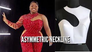 HOW TO DRAFT TRENDY ASYMMETRIC NECKLINE PATTERN DRAFTING| ASYMMETRIC NECKLINE PATTERN