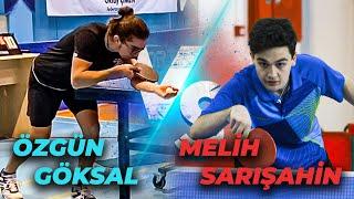 Özgün Göksal Vs Melih Sarışahin Masa Tenisi Maçı l Türkiye Gençler Milli Takım Seçmeleri