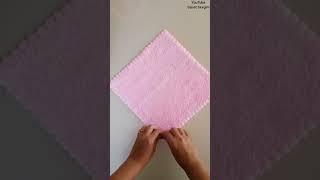 Make cute little rabbit with handkerchief or towel satisfying