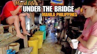 Life inside the SLUM in MANILA PHILIPPINES [4k] walking tour