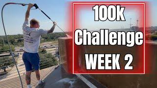 Ep. 2 100k Challenge | Pressure Washing & Christmas Lights