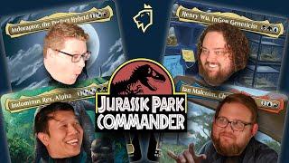 Jurassic Park Commander Gameplay | Indoraptor, Henry Wu, Ian Malcolm, Indominus Rex | Ixalan MTG