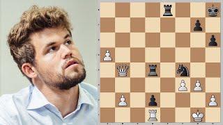 ШАХМАТНЫЙ БОЕВИК Хикару НАКАМУРА – Магнус КАРЛСЕН | Ставангер 2024 (7 тур) | Шахматы