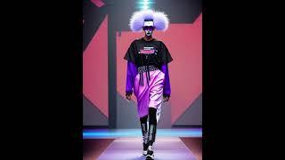 Enter the World of Digital Glamour: AI's Futuristic Cyberpunk Collection