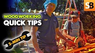 Woodworking 2-Minute Tip