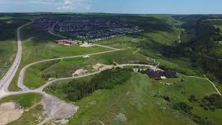 4K Discover CANADA - COCHRANE Alberta Drone View