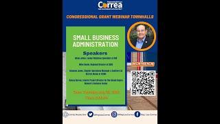 Grant Webinar Townhall: U.S. Small Business Administration (English)