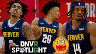 Behind The Scenes of Nuggets 1st NBA Summer League game, Julian Strawther Scores 25