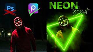 Neon Effect Editing in PicsArt || Captureditz || PicsArt Tutorial