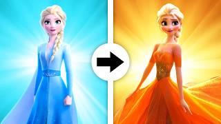 Frozen Characters As Their Opposites