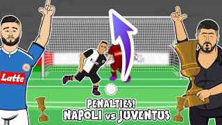 PENALTY SHOOT-OUT! Napoli vs Juventus (Coppa Italia Final 2020  Parody Highlights Danilo Meret)