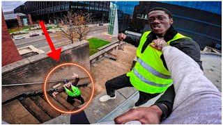 Parkour vs. SECURITY (EXTREME Parkour POV chase) UK