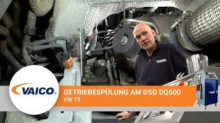 DSG Getriebespülung am VW T5 mit DQ500 Getriebe | V10-3223-XXL