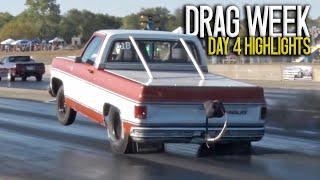 1100hp Diesel puts on a SHOW! Wheelies, Burnouts, & MORE! (Hot Rod Drag Week: Day 4)