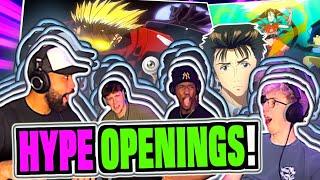 We Reacted to YOUR FAVORITE Hype Anime Openings Part 1| Tejidotcom